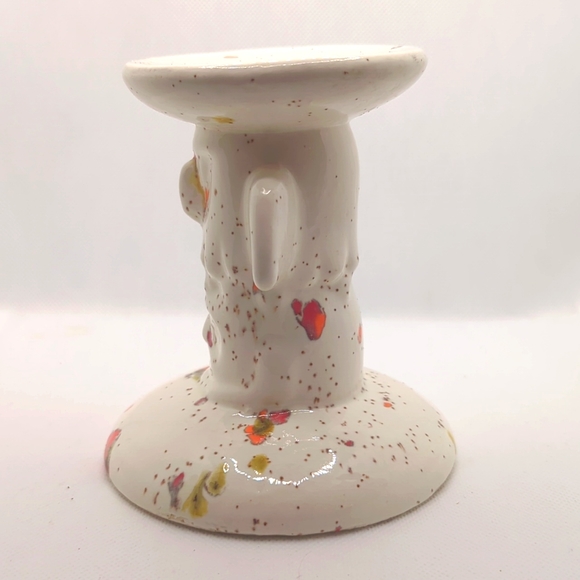 Creek Pottery - Native American Totem Pole Candle Stand - Picture 4 of 10